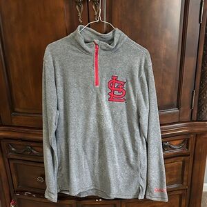 St. Louis Cardinals Gray Pullover with Red Accents